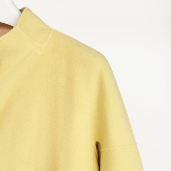 Max Mara Weekend Reversible Beige & Yellow Wool-Blend Coat - Picture 10 of 16